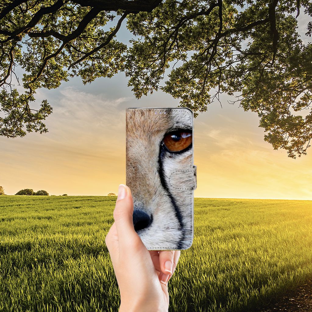 Samsung Galaxy S20 Plus Telefoonhoesje met Pasjes Cheetah