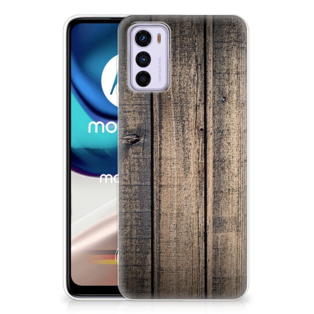 Motorola Moto G42 Bumper Hoesje Steigerhout B2C Telecom
