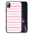 Apple iPhone XR Back Case Waves Roze