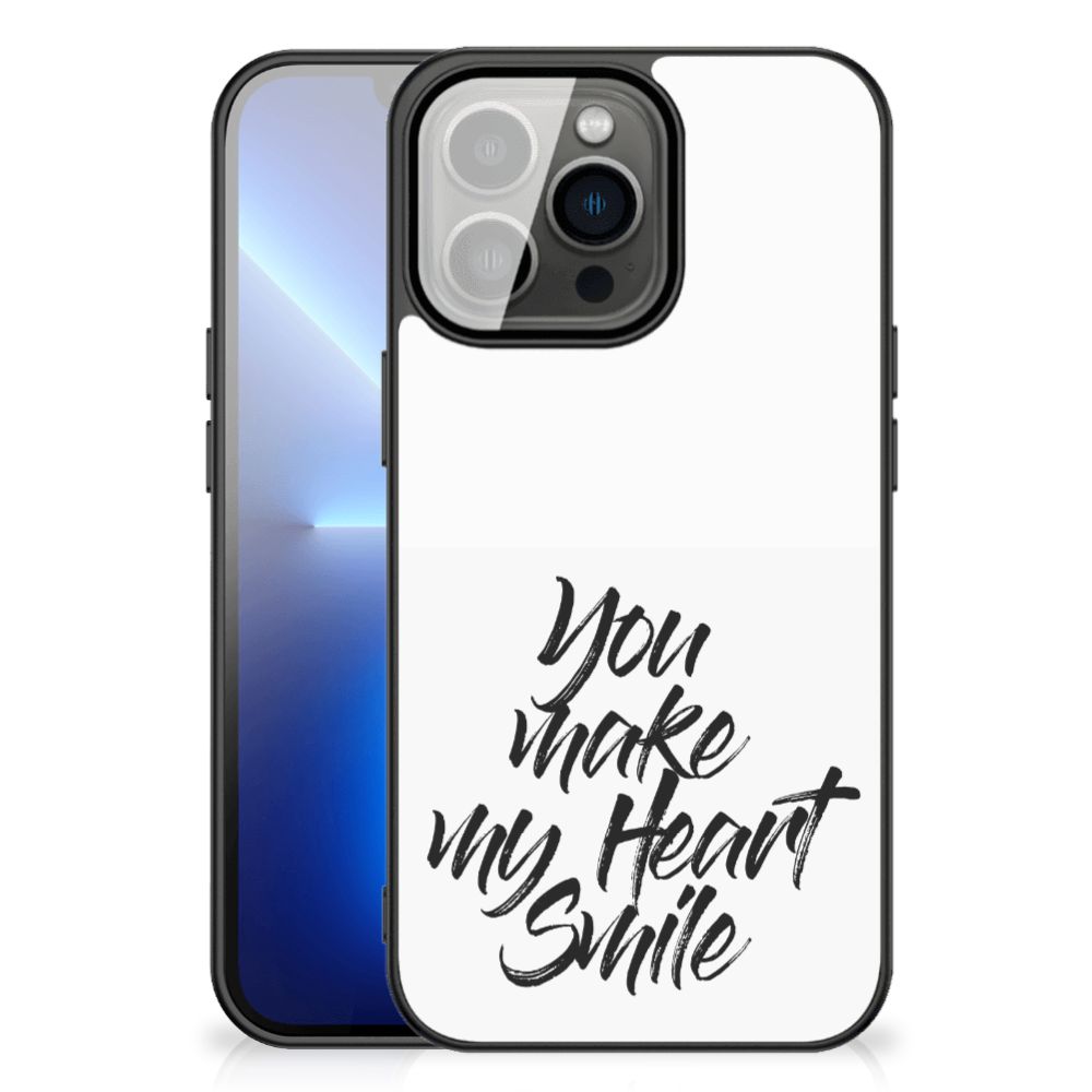 iPhone 13 Pro Max Telefoon Hoesje met tekst Heart Smile