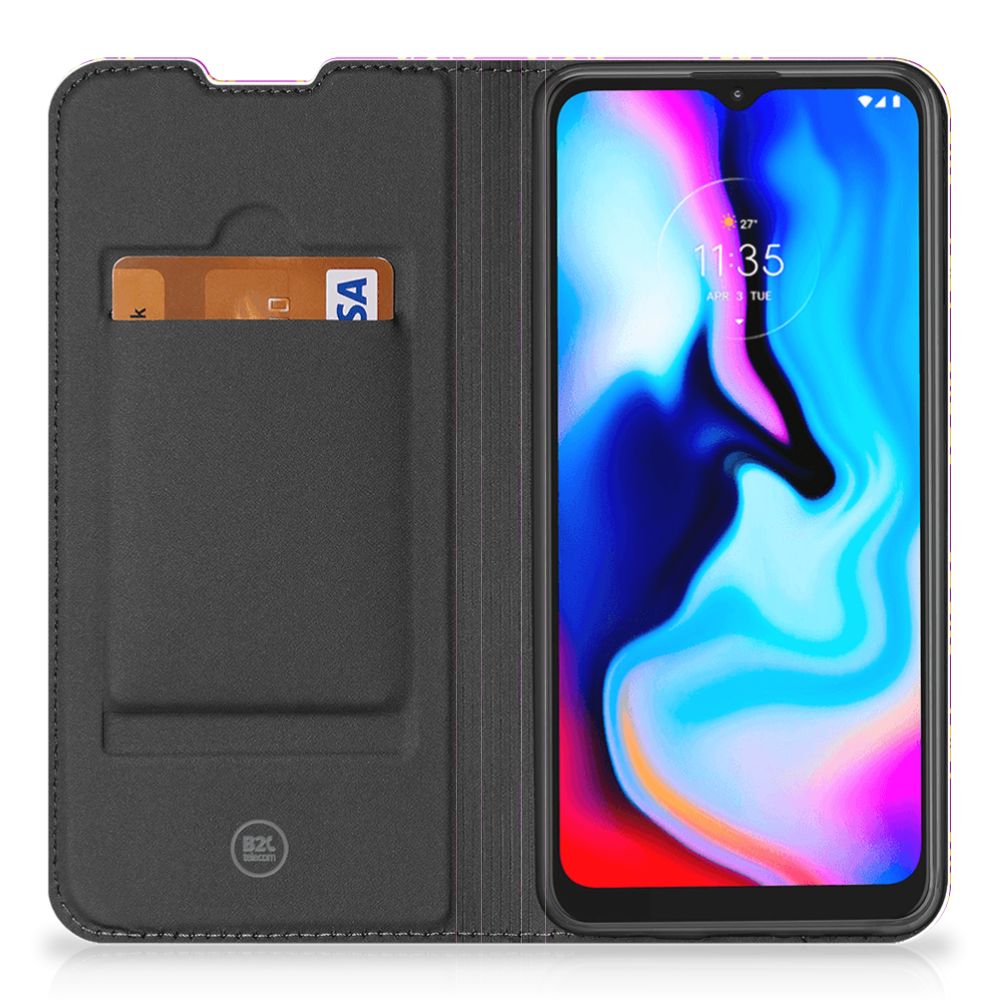 Telefoon Hoesje Motorola Moto G9 Play Barok Roze - B2C Telecom