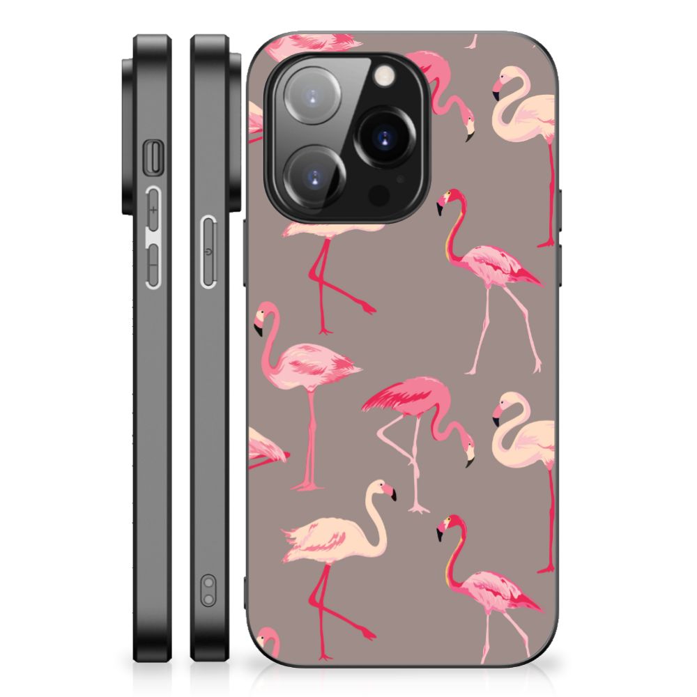 iPhone 14 Pro Dierenprint Telefoonhoesje Flamingo B2C Telecom