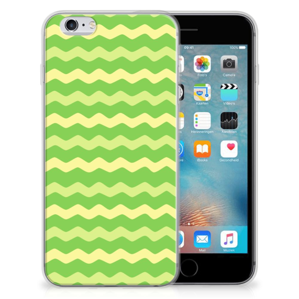 Apple iPhone 6 | 6s TPU bumper Waves Green