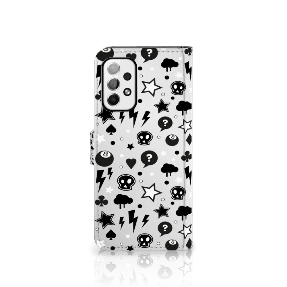 Telefoonhoesje met Naam Samsung Galaxy A73 5G Silver Punk