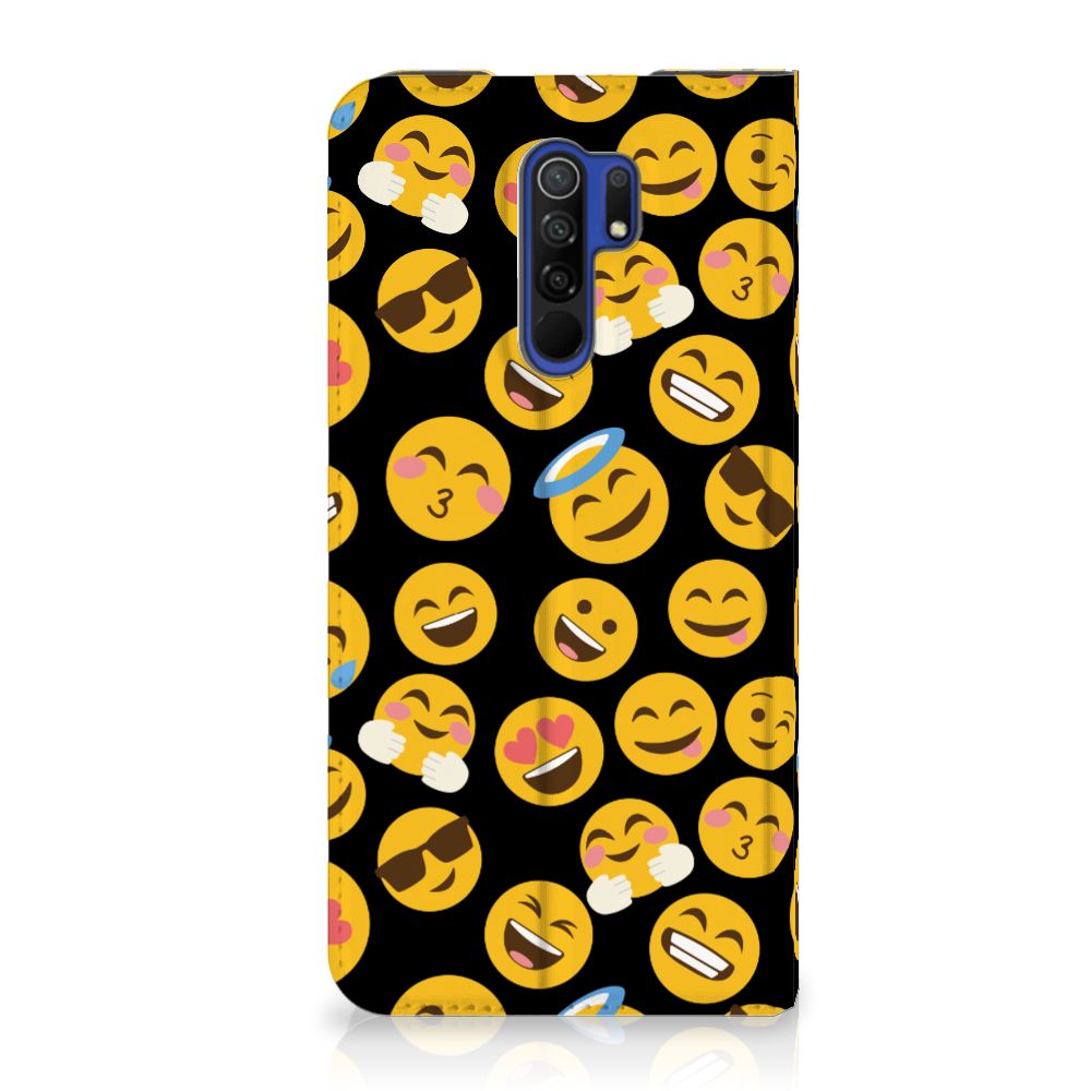 Xiaomi Redmi 9 Hoesje met Magneet Emoji - B2C Telecom