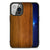 iPhone 13 Pro Houten Print Telefoonhoesje Donker Hout