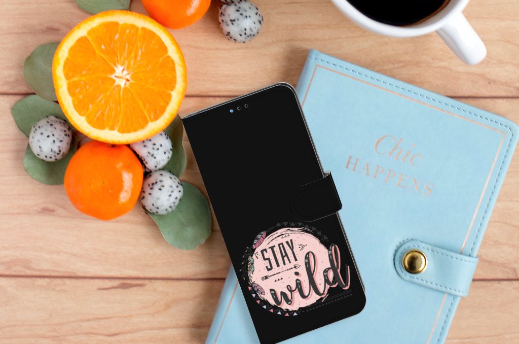 Motorola Moto E20 | E30 | E40 Leuk Hoesje Boho Stay Wild
