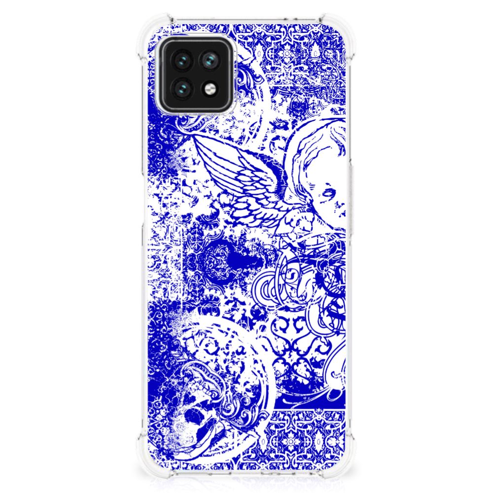 Extreme Case OPPO A53 5G | A73 5G Angel Skull Blauw