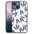 Apple iPhone 13 mini Bloemen Hoesje Leaves Blue B2C Telecom