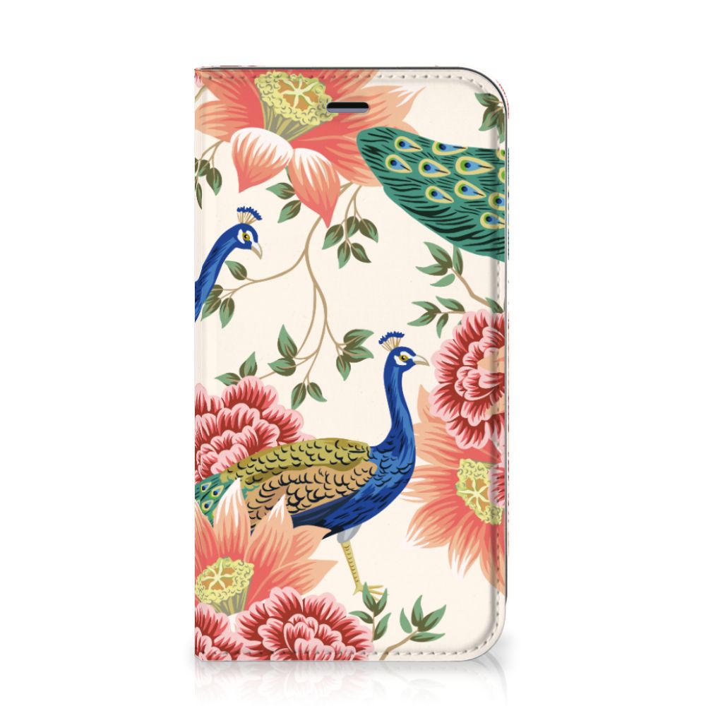 Hoesje maken voor Apple iPhone 11 Pink Peacock - B2C Telecom