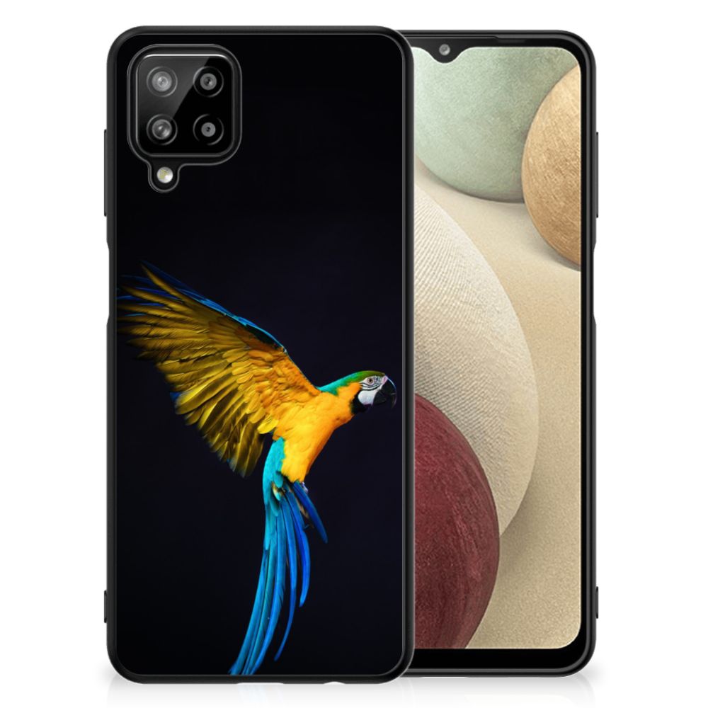 Samsung Galaxy A12 Dierenprint Telefoonhoesje Papegaai B2C Telecom