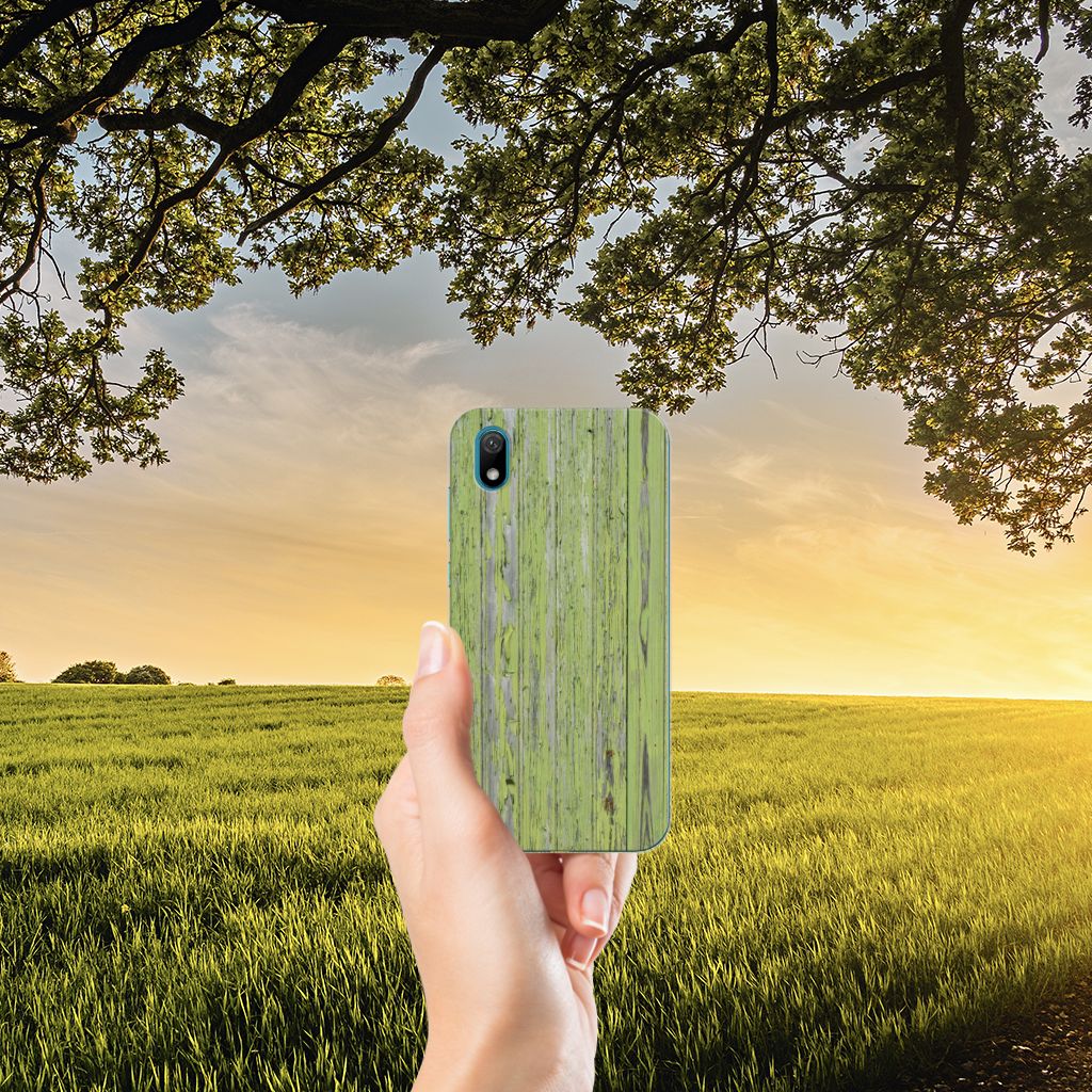 Huawei Y5 (2019) Bumper Hoesje Green Wood