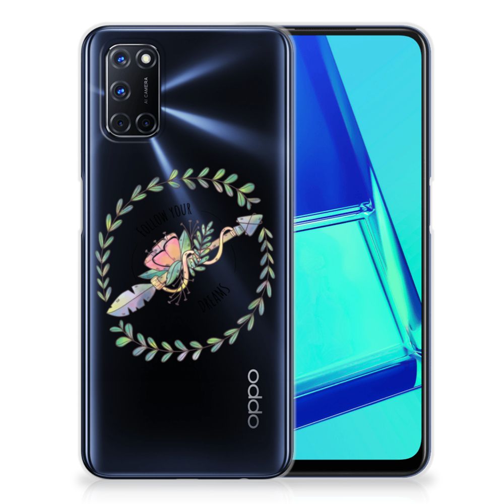 OPPO A52 | A72 Telefoonhoesje met Naam Boho Dreams B2C Telecom