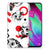 Silicone Back Case Samsung Galaxy A40 Skull Red