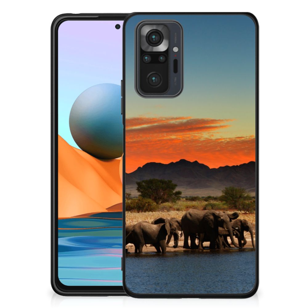 Xiaomi Redmi Note 10 Pro Dierenprint Telefoonhoesje Olifanten