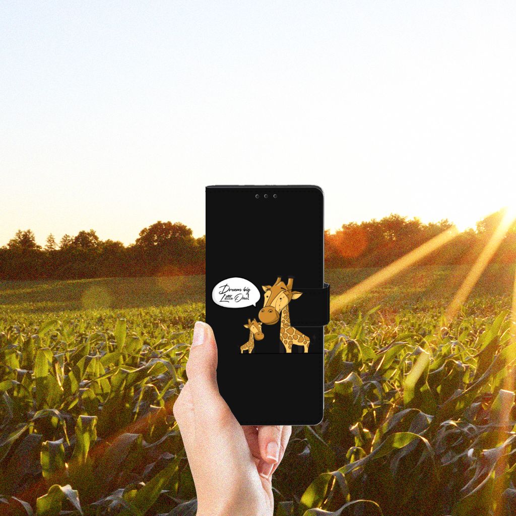 Motorola Edge 20 Lite Leuk Hoesje Giraffe