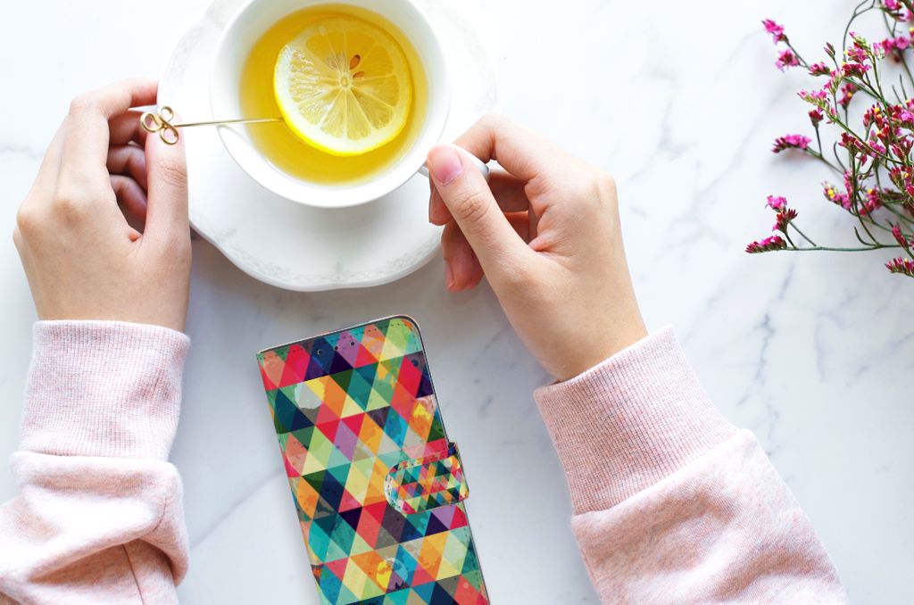 Alcatel 1S 2020 Telefoon Hoesje Geruit