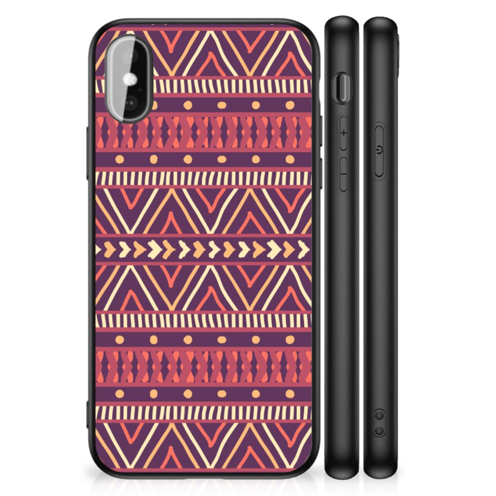 iPhone X | Xs Back Case Aztec Paars B2C Telecom