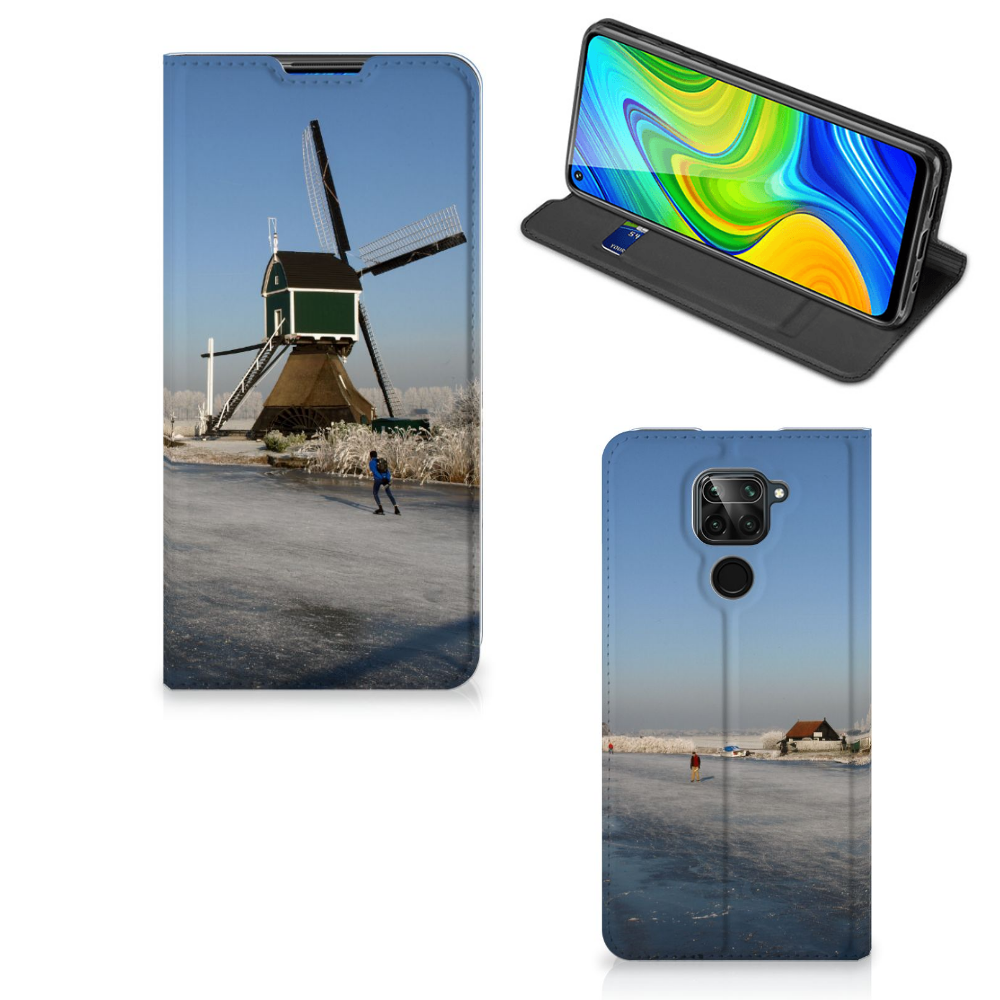 Xiaomi Redmi Note 9 Book Cover Schaatsers - B2C Telecom
