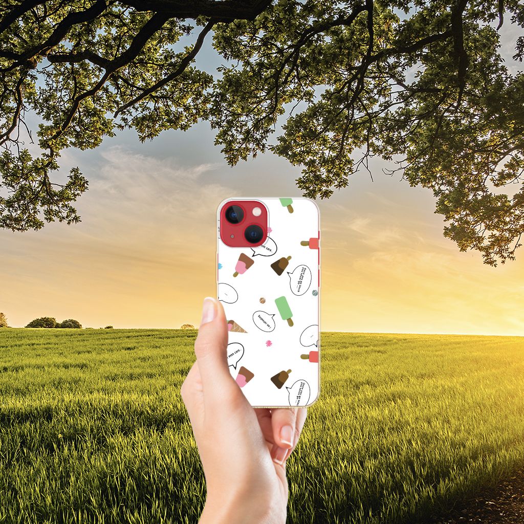Apple iPhone 13 Siliconen Case IJsjes B2C Telecom