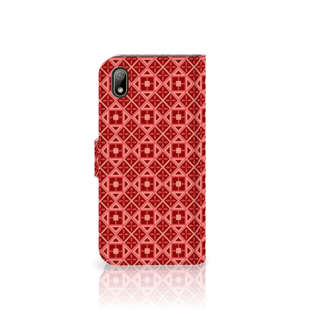 Huawei Y5 (2019) Telefoon Hoesje Batik Rood