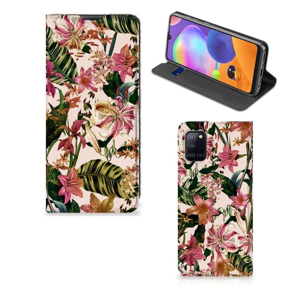 Samsung Galaxy A31 Smart Cover Flowers