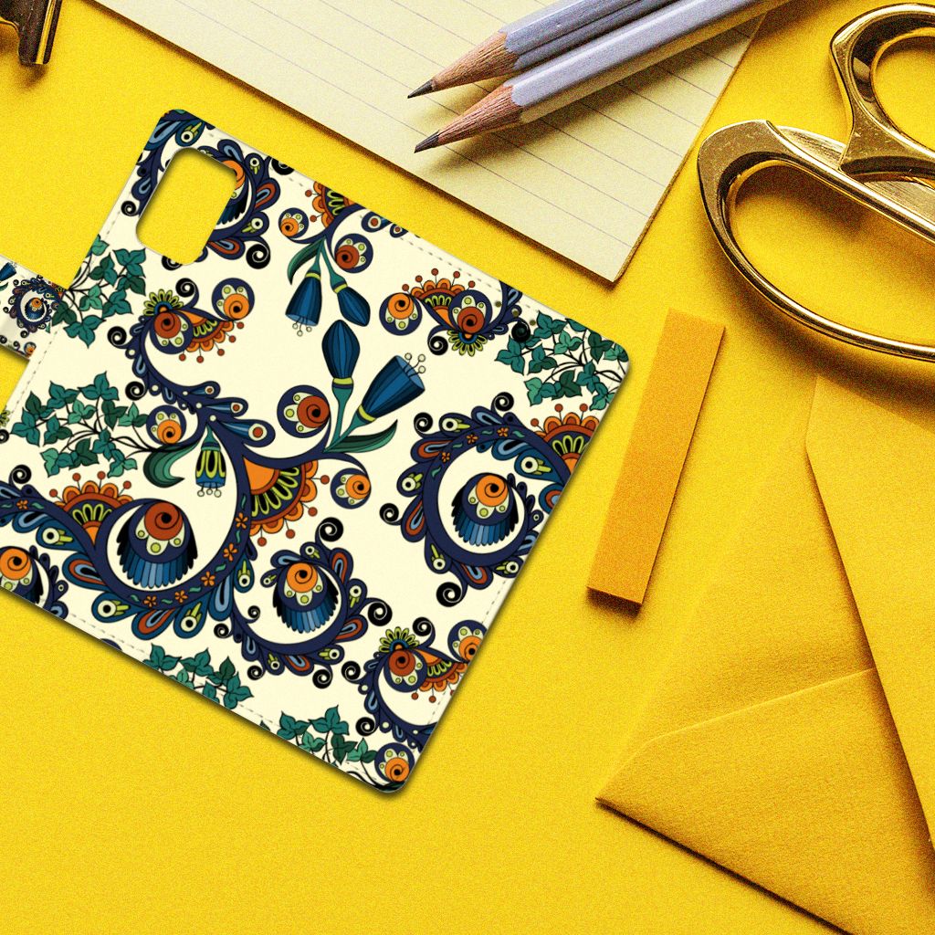 Wallet Case Samsung Galaxy A02s | M02s Barok Flower