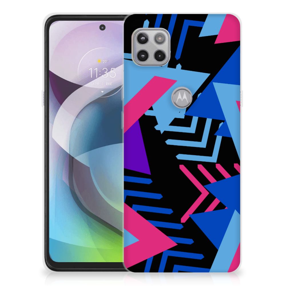 Motorola Moto G 5G TPU Hoesje Funky Triangle