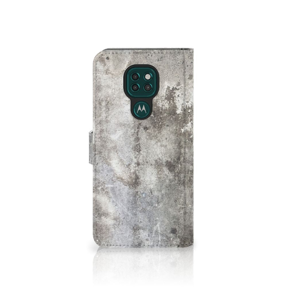Motorola Moto G9 Play | E7 Plus Bookcase Beton Print