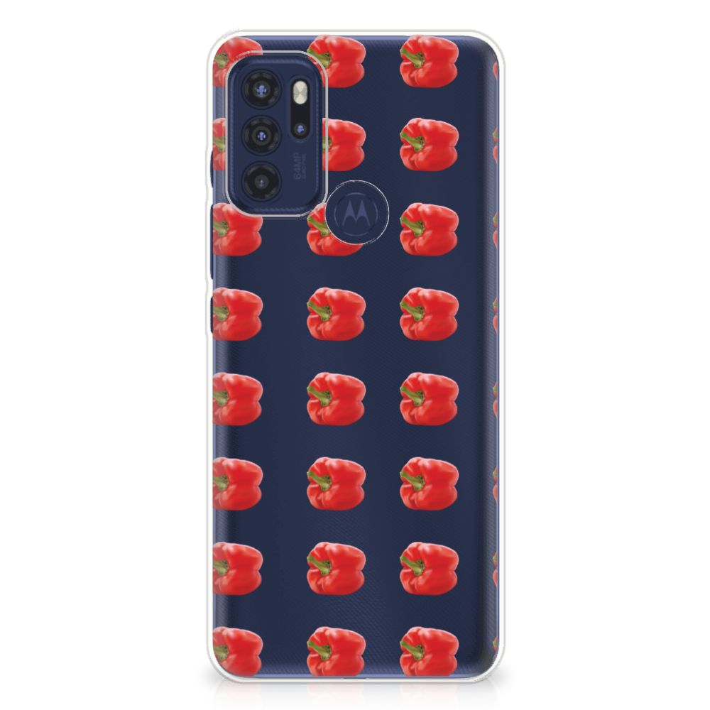 Motorola Moto G60s Siliconen Case Paprika Red
