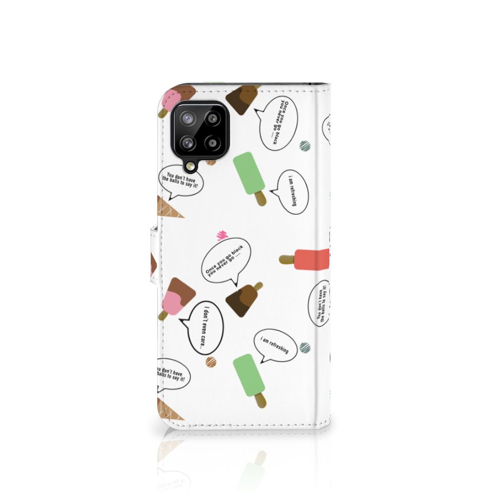 Samsung Galaxy A12 Book Cover IJsjes