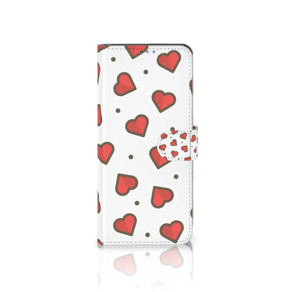 Motorola Moto G9 Plus Telefoon Hoesje Hearts