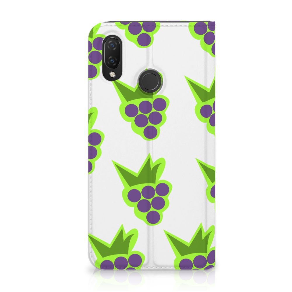 Huawei P Smart Plus Flip Style Cover Druiven