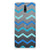 Nokia 2.4 TPU bumper Zigzag Blauw