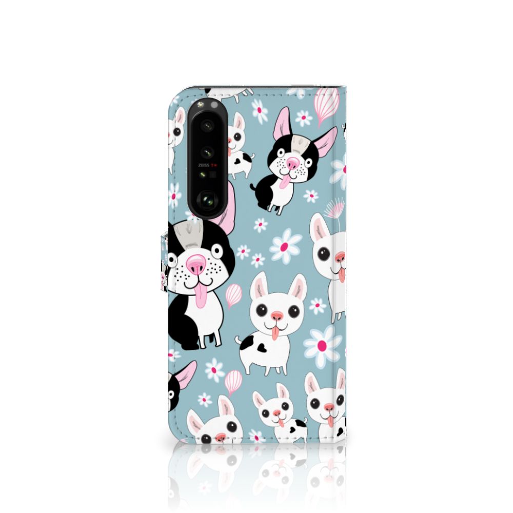 Sony Xperia 1 III Telefoonhoesje met Pasjes Hondjes