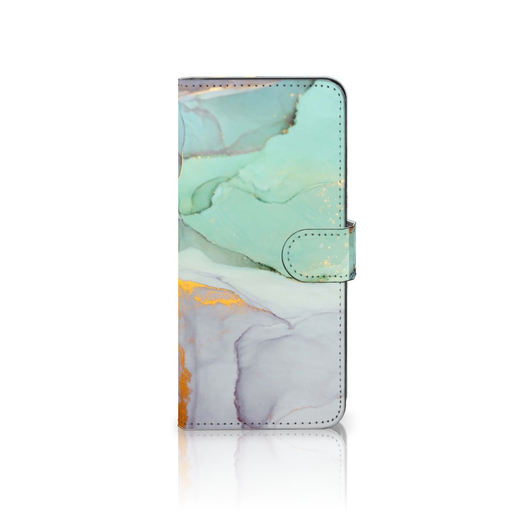 Hoesje voor Samsung Galaxy A14 4G Watercolor Mix met een kleurrijk marmeren design.