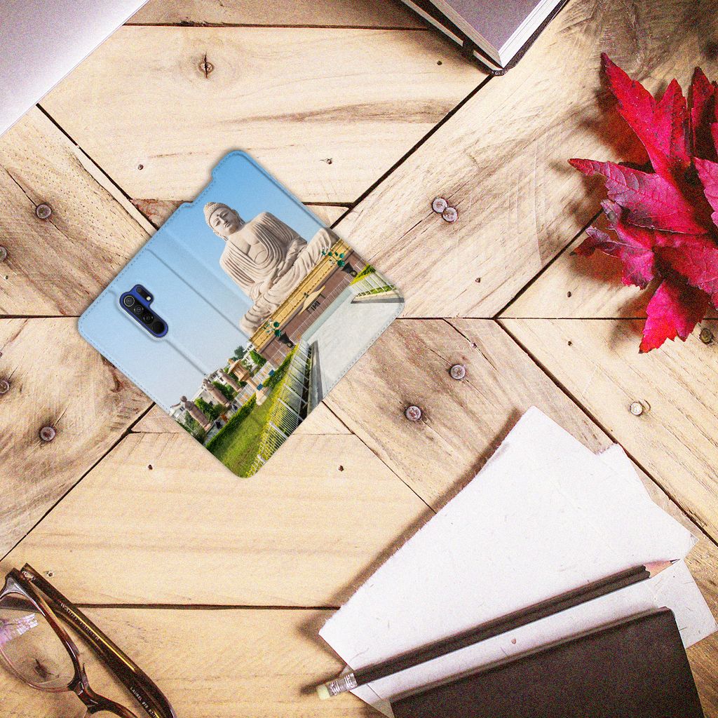 Xiaomi Redmi 9 Book Cover Boeddha - B2C Telecom