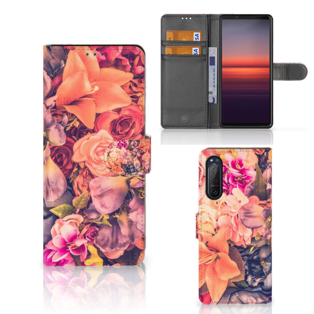 Sony Xperia 5II Hoesje Bosje Bloemen