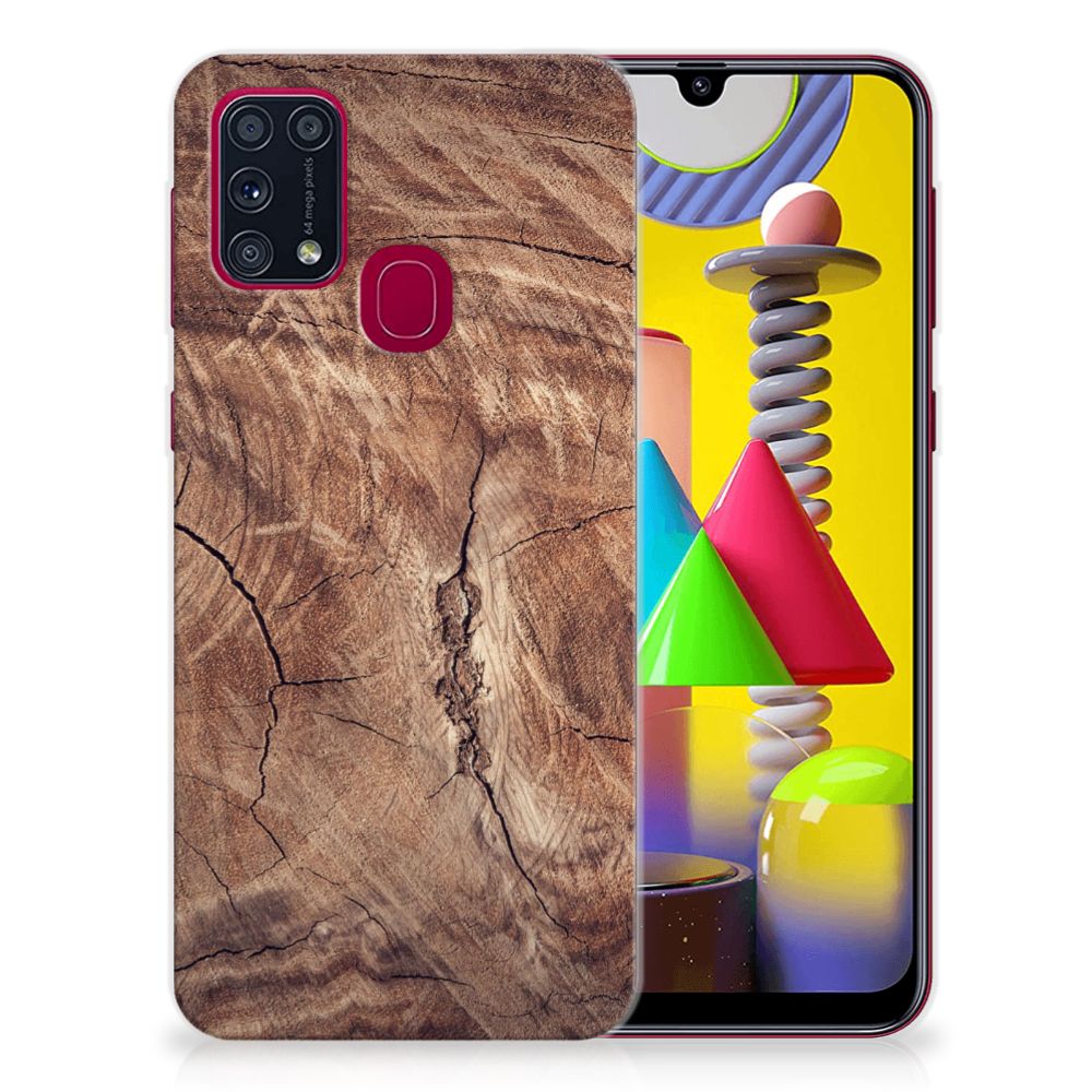 Samsung Galaxy M31 Bumper Hoesje Tree Trunk