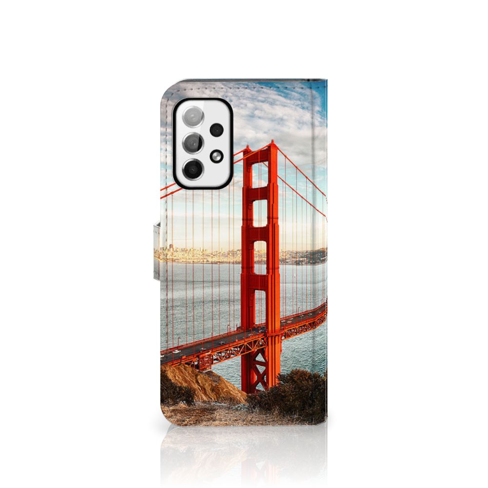 Samsung Galaxy A73 5G Flip Cover Golden Gate Bridge