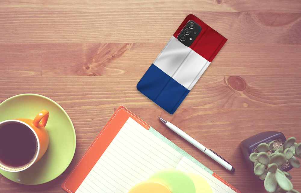 Samsung Galaxy A52 Standcase Nederlandse Vlag - B2C Telecom