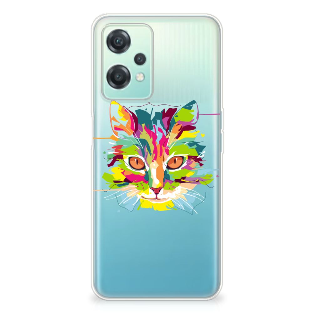 OnePlus Nord CE 2 Lite Telefoonhoesje met Naam Cat Color B2C Telecom