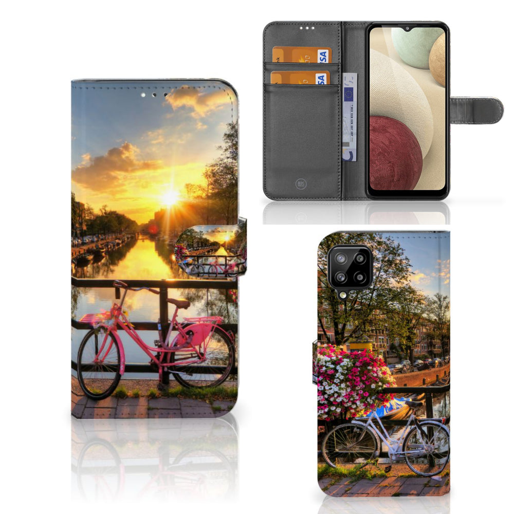 Samsung Galaxy A12 Flip Cover Amsterdamse Grachten