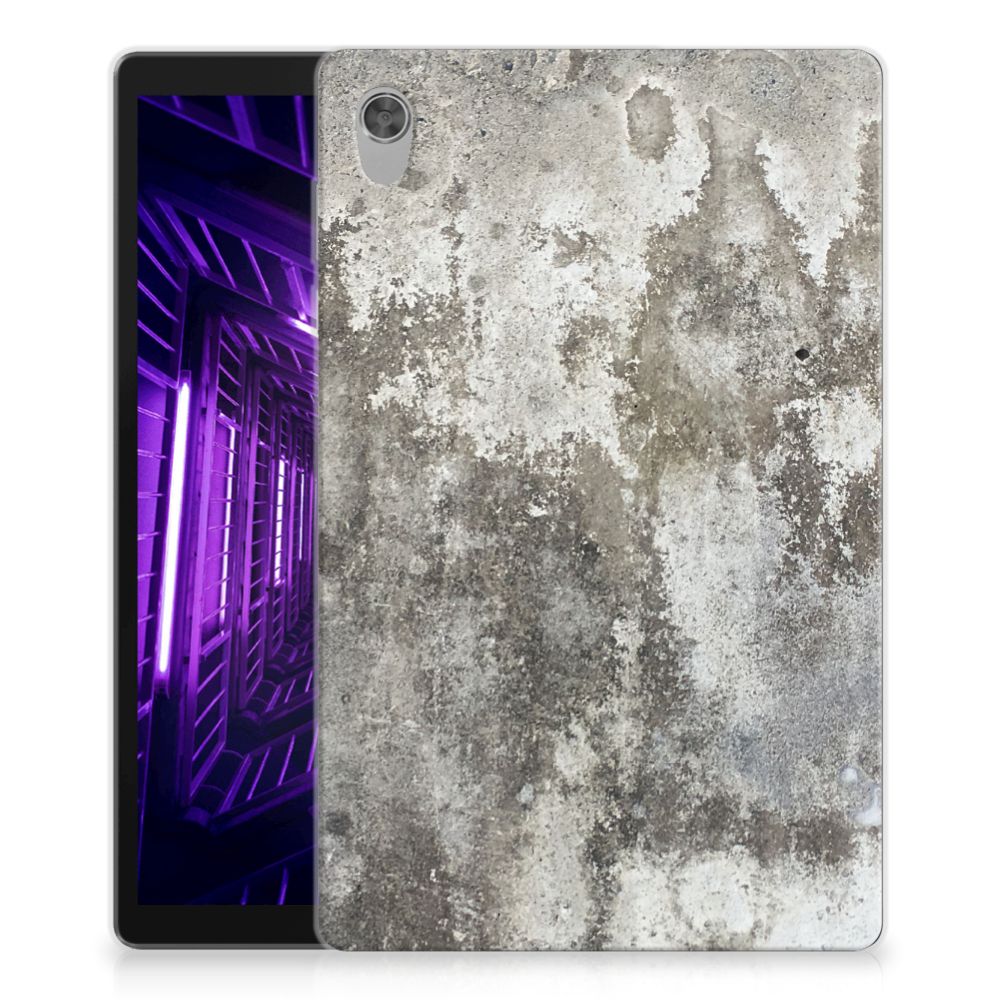 Lenovo Tab M10 HD (2de generatie) Tablet Back Cover Beton Print - B2C Telecom