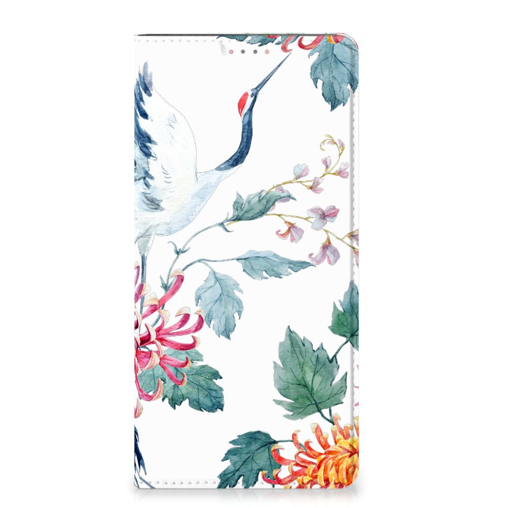 Samsung Galaxy A13 (4G) Hoesje maken Bird Flowers - B2C Telecom