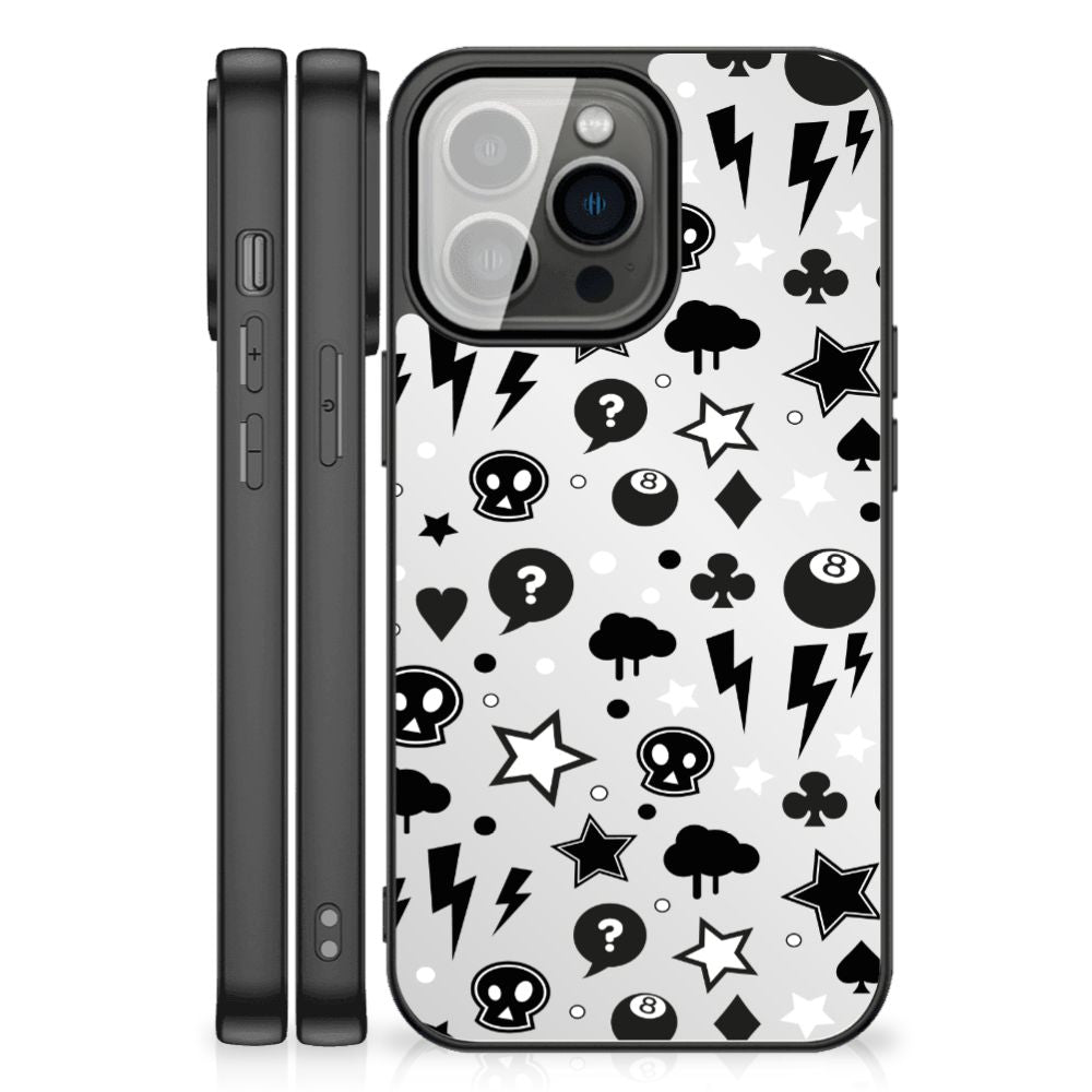 Telefoonhoesje iPhone 13 Pro Max Silver Punk B2C Telecom