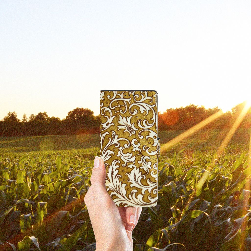 Wallet Case Motorola Edge 20 Lite Barok Goud