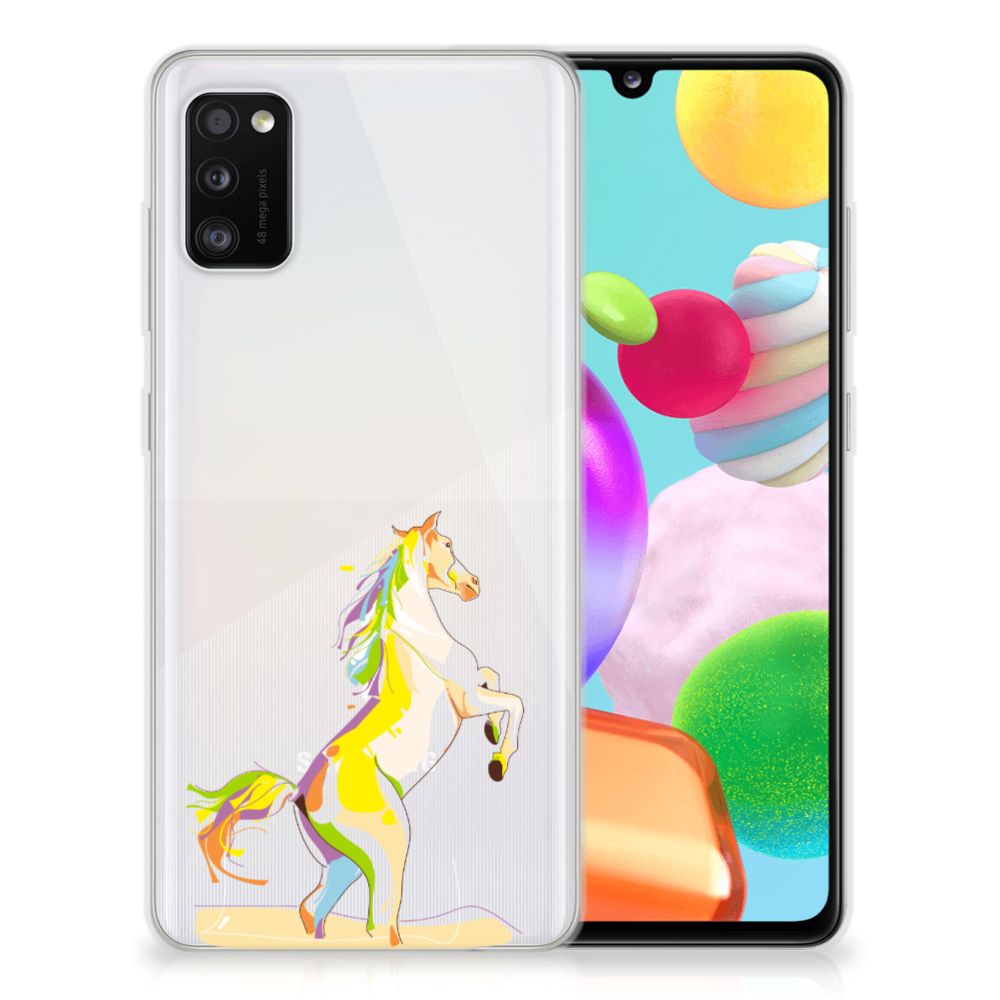 Samsung Galaxy A41 Telefoonhoesje met Naam Horse Color B2C Telecom