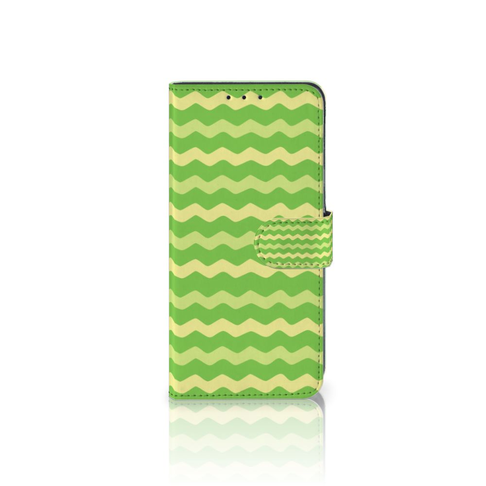 Alcatel 1S 2020 Telefoon Hoesje Waves Green