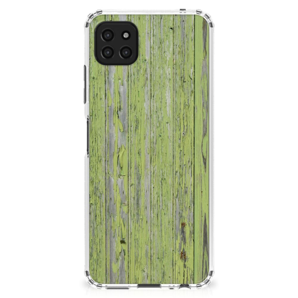Samsung Galaxy A22 5G Stevig Telefoonhoesje Green Wood B2C Telecom